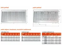 Radiátor Klasik 33-400/ 900 - PURMO AKCE Termohlavice ZDARMA (3)