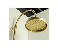 SAPHO ANTEA sprchový sloup k napojení na baterii, hlavová, ruční sprcha, bronz (1)