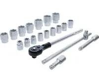 BGS Gola sada, 20 mm (3/4"), 19 - 50 mm, 20dílná (1)