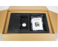 GRANISIL FABERO 795.15 Granitový dřez s vaničkou, černý (17)