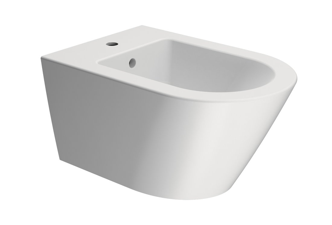 Gsi kube x bidet závěsný 36x55cm, bílá mat