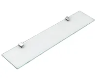 AQUALINE SAMBA skleněná police 500mm, chrom