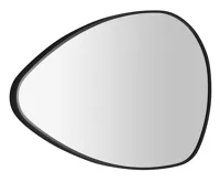 SAPHO STEN zrcadlo v rámu 80x51cm, černá mat