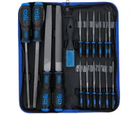 BGS Sada dílenských a jehlových pilníků | 17dílná BGS Sada dílenských a jehlových pilníků | 17dílná