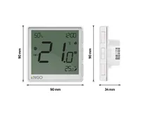 ENGO Controls Chytrý termostat EONE-230W, bílý, ENGO Smart, TUYA (2)