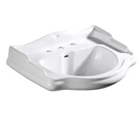 KERASAN RETRO keramické umyvadlo 69x52cm, 3 otvory, bílá