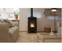HS Flamingo Krbová kamna AQUAFLAM VARIO ® BARMA 11/5kW dlažba Ořech, elektronická regulace (12)