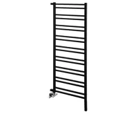 SAPHO METRO SPACE otopné těleso 550x1430 mm, do prostoru, černá mat SAPHO METRO SPACE otopné těleso 550x1430 mm, do prostoru, černá mat