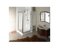 GELCO ANTIQUE sprchové dveře otočné, 800mm, pravé, ČIRÉ sklo, bronz (1)