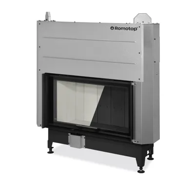 ROMOTOP Krbová vložka HEAT 3G L 88.50.06, rovné s výsuvnými dvířky, Černý Igniton