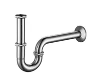 Umyvadlový sifon kulatý U, 5/4"x ø 32 mm, celokovový, chromovaný Umyvadlový sifon kulatý U, 5/4"x ø 32 mm, celokovový, chromovaný