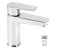 NOVASERVIS Umyvadlová baterie s výpustí METALIA 58 FLOW, chrom - 58003,0