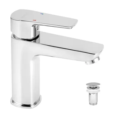 NOVASERVIS Umyvadlová baterie s výpustí METALIA 58 FLOW, chrom - 58003,0