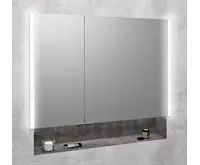 SAPHO INTEGRA zápustná galerka s LED osvětlením, 95x70cm