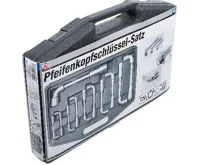 BGS Klíče fajfkové průchodné, 6 - 22 mm, 11dílná sada (6)