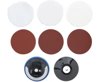 BGS Sada brusných a lešticích kotoučů | O 180 mm | 8dílná - BGS 74380 (1)