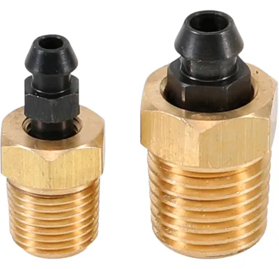 BGS Vložky náhradní 1/8" a 1/4“ s odvzdušňovacím šroubem, 4 díly