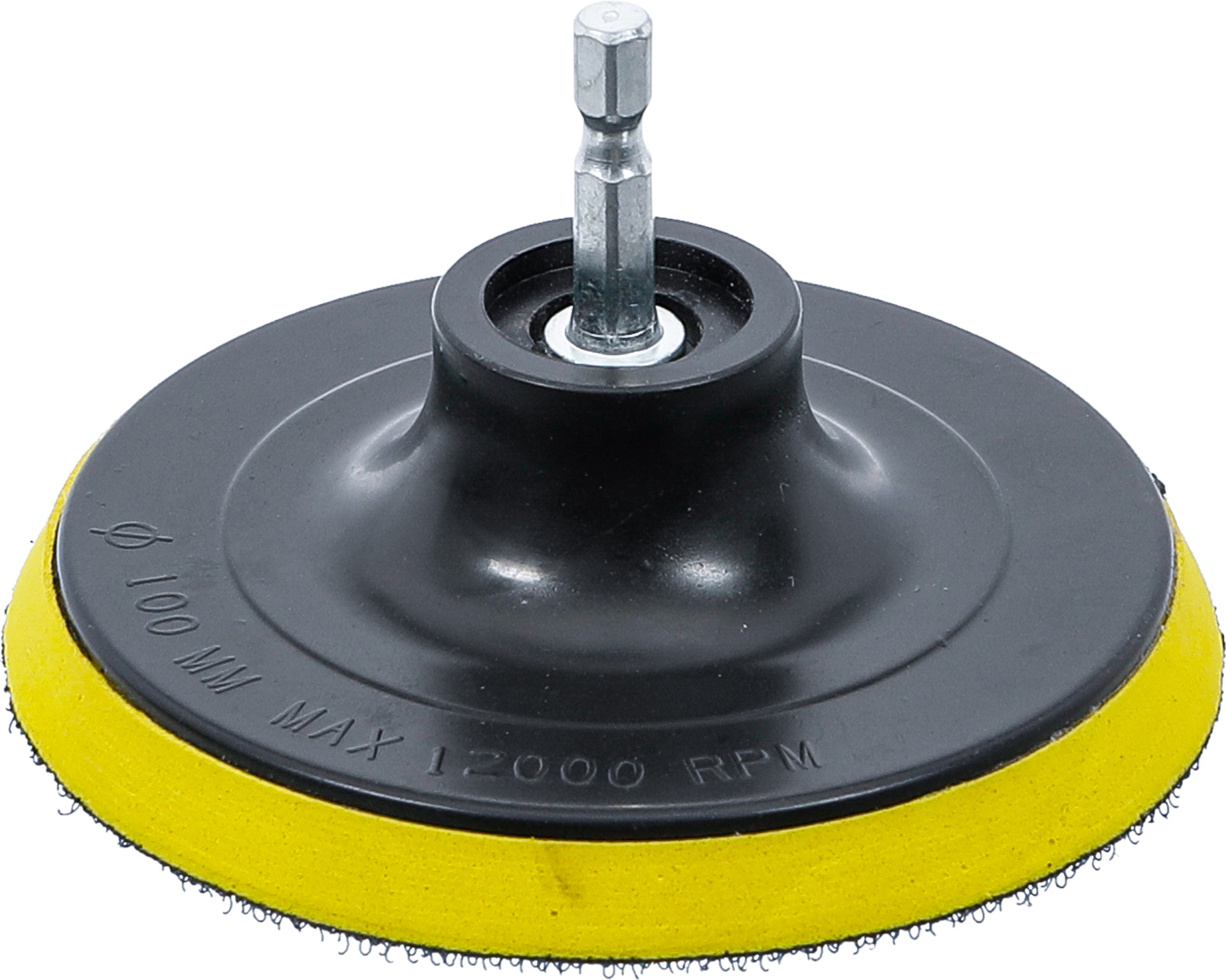 Bgs talíře se suchým zipem,  pro bgs 74367,  pohon vnější šestihran 6,3 mm 1/4",  o 100 mm bs7