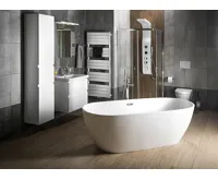 AQUALINE DOURO volně stojící vana, 180x82cm, bílá (8)