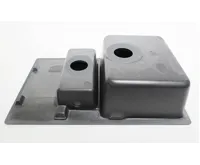 GRANISIL FABERO 795.15 Granitový dřez s vaničkou, černý (10)