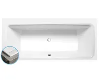 POLYSAN KVADRA SLIM obdélníková vana 180x80x47cm, bílá POLYSAN KVADRA SLIM obdélníková vana 180x80x47cm, bílá