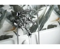 SAPHO ANTEA nástěnná vanová baterie kompletní, chrom (3)