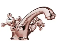 SAPHO ANTEA stojánková umyvadlová baterie s výpustí, růžové zlato
