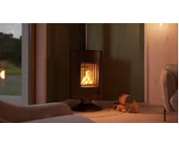 HS Flamingo Krbová kamna MASTERFLAMME ® Medie II, hnědá - sametová (22)