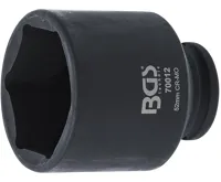 BGS Silová nástrčná hlavice, šestihranná, 12,5 mm (1/2&quot;), 52 mm