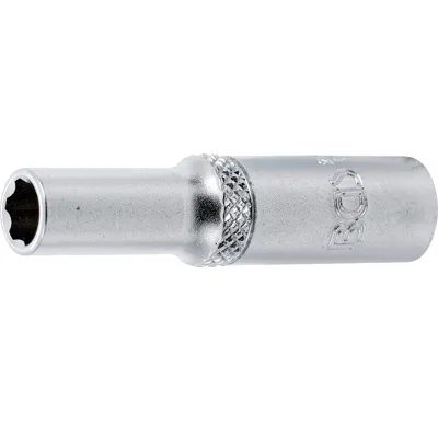 BGS Hlavice nástrčná 1/4" "Super Lock" prodloužená, 6 mm