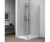 POLYSAN ESCA CHROME jednodílná sprchová zástěna k instalaci ke stěně, sklo čiré, 1100 mm (2)