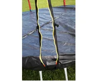 GoodJump 4UPVC červená trampolína 366 cm s ochrannou sítí + žebřík + krycí plachta (6)