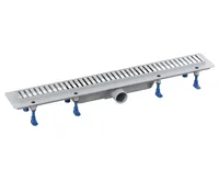 BRUCKNER Podlahový žlab s nerezovým roštem, L-710, DN50 BRUCKNER Podlahový žlab s nerezovým roštem, L-710, DN50