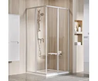 Ravak sprchový kout čtvercový SRV2-90 S satin+transparent