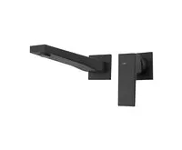 SAPHO DIMY podomítková dvouprvková umyvadlová baterie, černá mat (1)