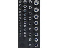 BGS Pěnová vložka (modul) nástrčné hlavice dvanáctihranné | 6,3 mm (1/4"), 10 mm