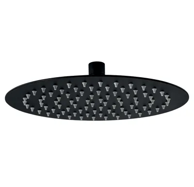 NOVASERVIS Pevná sprcha průměr 250 mm, FLOW černá - RUP/250,5