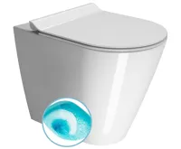 GSI KUBE X WC mísa stojící, Swirlflush, 36x55cm, spodní/zadní odpad, bílá ExtraGlaze GSI KUBE X WC mísa stojící, Swirlflush, 36x55cm, spodní/zadní odpad, bílá ExtraGlaze