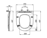 SAPHO PACO WC sedátko, SLIM, Soft Close, Easy Take, bílá (8)