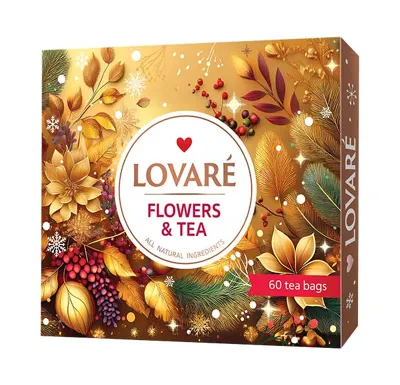 Kolekce čajů Lovaré Winter Portfolio Flowers & Tea (60 sáčků)