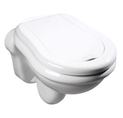 KERASAN RETRO závěsná WC mísa, 38x52cm, bílá