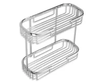 NOVASERVIS Dvojitá police velká hluboká Drátěný program chrom - 6075,0 NOVASERVIS Dvojitá police velká hluboká Drátěný program chrom - 6075,0