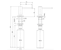 Nerezový dřez REGINOX SET MIAMI 500 GOLD + Baterie CANO + příslušenství, zlatá (21)