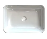 SAPHO ASTORIA umyvadlo zápustné, litý mramor, 55x37cm, bílá (4)