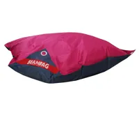 Sedací pytel 189x140 duo pink - jeans (2)