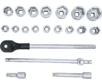 BGS Gola sada, 20 mm (3/4"), 19 - 50 mm, 20dílná (6)