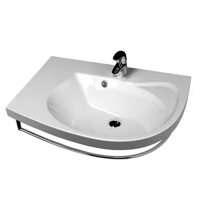 RAVAK Umyvadlo Rosa Comfort L white s otvory