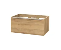 Mailo, koupelnová skříňka, dub, 1 zásuvka, 810x470x480 mm
