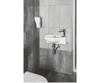 SAPHO YUMO keramické umývátko rohové 45x28cm, bílá (5)