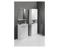 AQUALINE SIMPLEX ECO 55 umyvadlová skříňka včetně umyvadla 53x83,5x30,7cm (1)